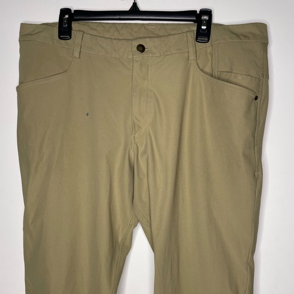 Lululemon ABC Pant Khaki Tan Beige Chinos Pants Mens Size 40 - Picture 2 of 13